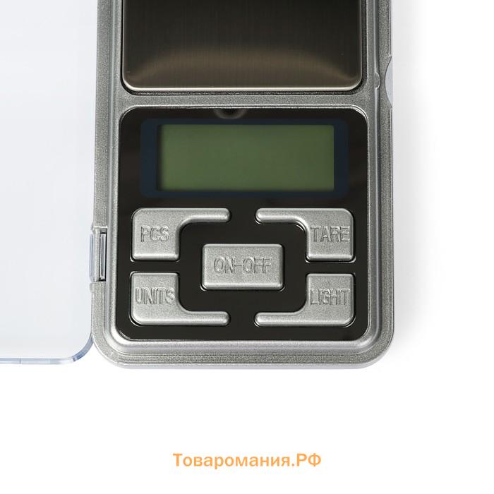 Весы электронные LVU-02, до 200 г, портативные, серые