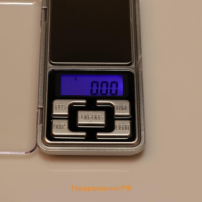 Весы электронные LVU-02, до 200 г, портативные, серые