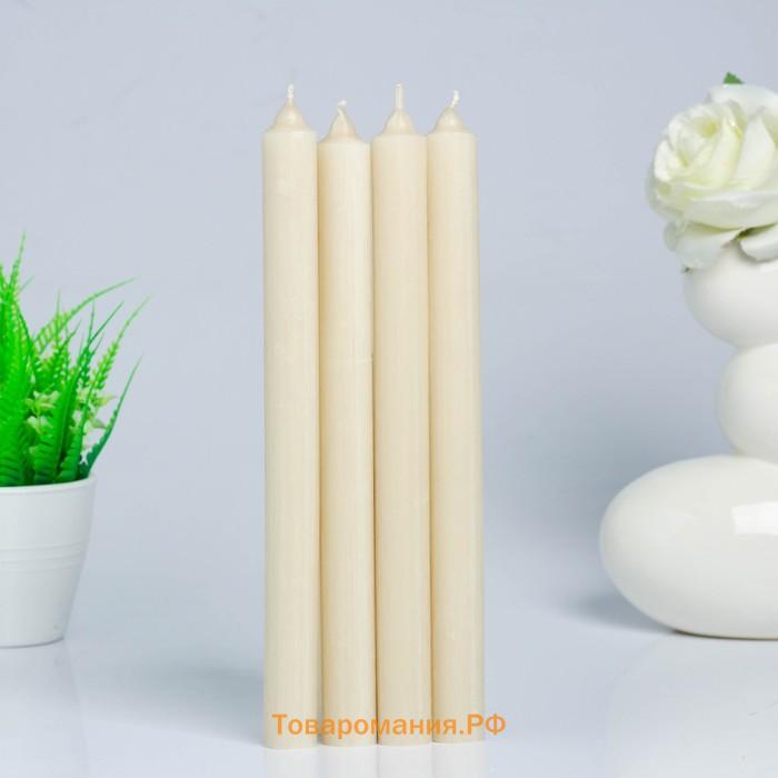 Набор хозяйственных свечей парафиновых, 2.1×24.5 см, 11 ч, 80 г, 4 шт.