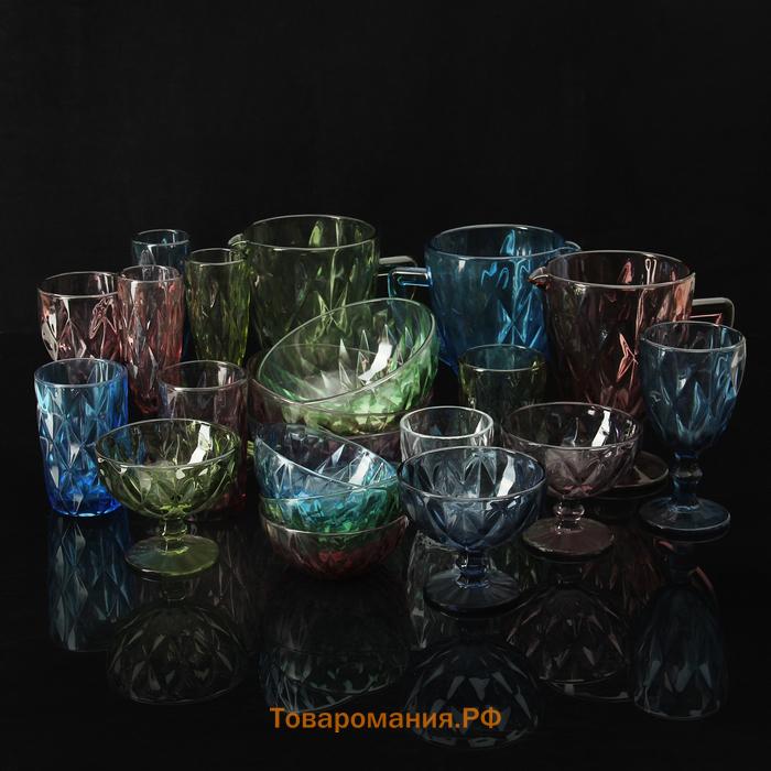 Кувшин для воды Magistro «Круиз», 1.1 л, 14×19.5 см, стекло, зелёный