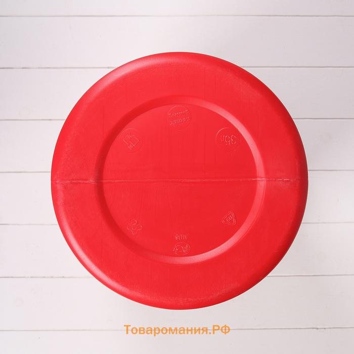 Бочка пищевая, 35 л, горловина 27 см, пластиковая, с крышкой, МИКС