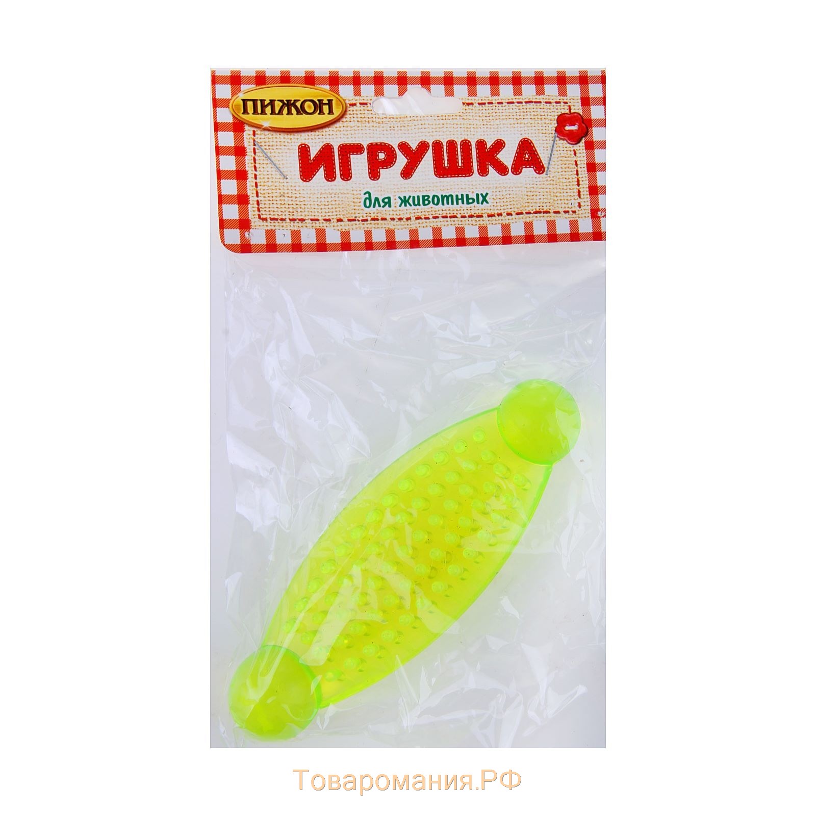 Игрушка-зубочистка "Лакомый кусочек", 11,5 см, красная