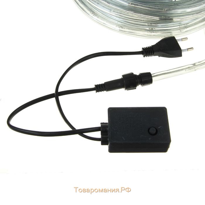 Световой шнур Lighting 10 мм, IP65, 5 м, 24 LED/м, 220 В, 8 режимов, свечение мульти