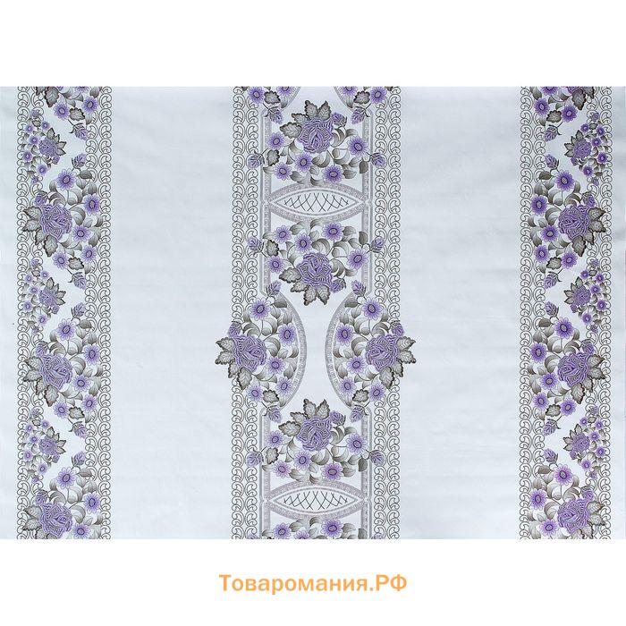 Клеёнка на стол , на нетканой основе, ширина 137 см, толщина 0.19 мм, рулон 20 м