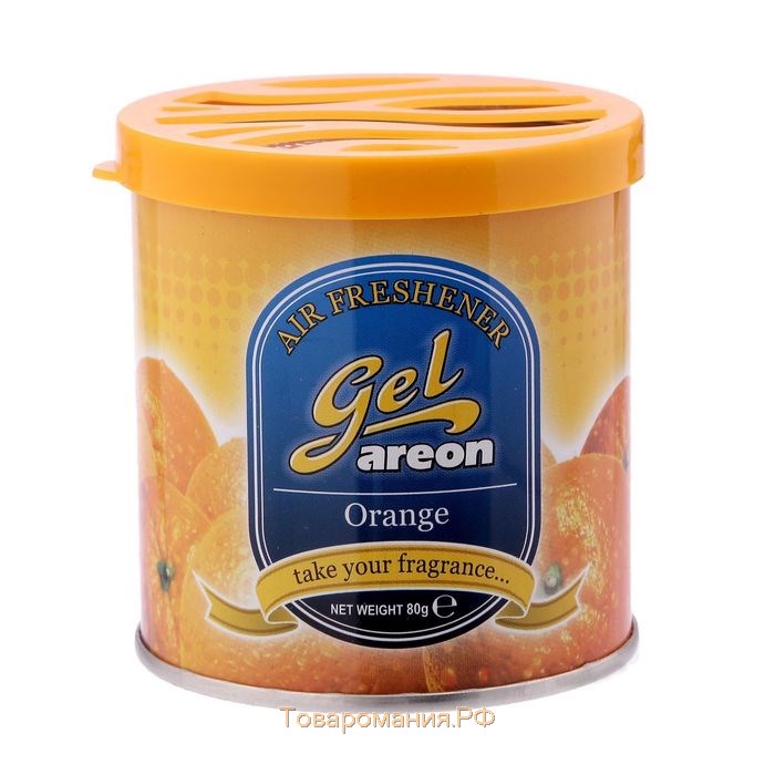 Ароматизатор Areon GEL CAN Blister, апельсин