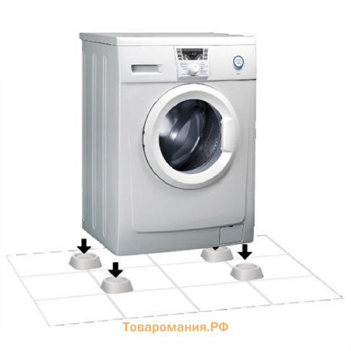 Антивибрационные подставки, 4 шт, белые