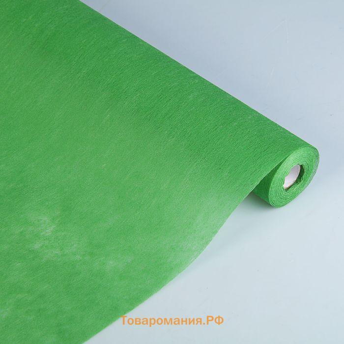Фетр однотонный, зеленый, 50 см × 15 м