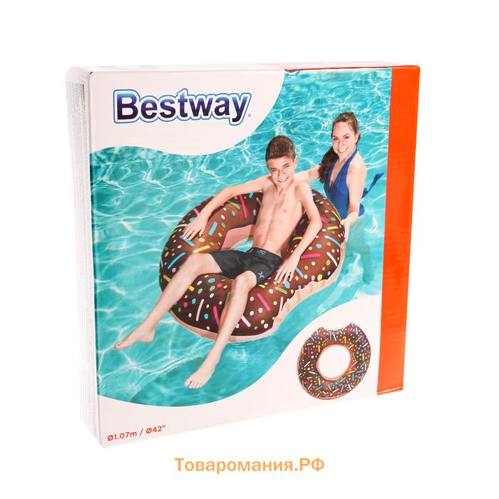 Круг для плавания «Пончик», d=107 см, от 12 лет, цвет МИКС, 36118 Bestway