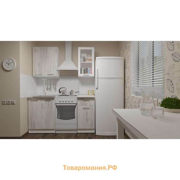 Кухонный гарнитур «Алина мини», 1000×1570 мм, цвет белый/пайн белый
