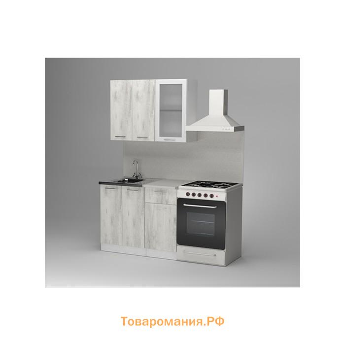 Кухонный гарнитур «Алина мини», 1000×1570 мм, цвет белый/пайн белый