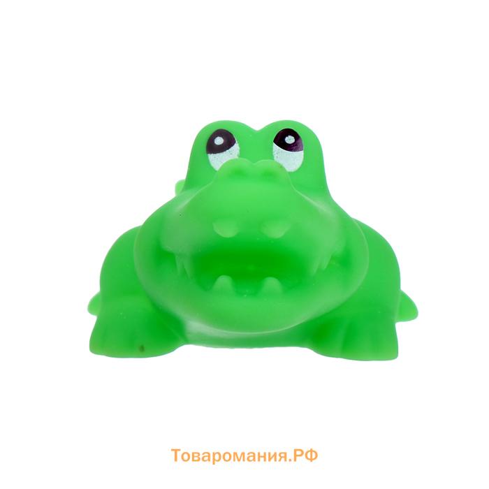 Набор резиновых игрушек для ванны Крошка Я «Малыши», 6 шт, с пищалкой