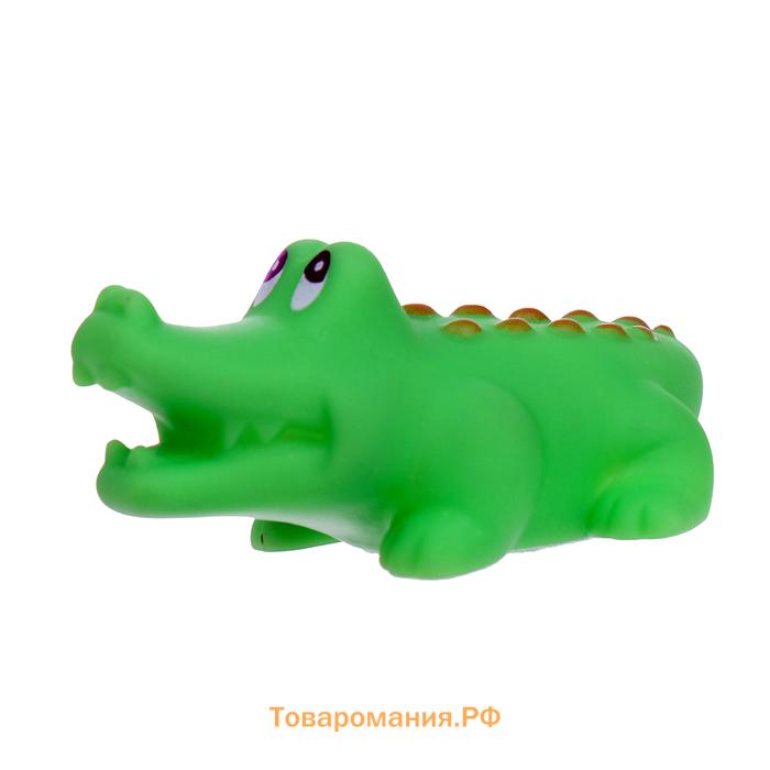 Набор резиновых игрушек для ванны Крошка Я «Малыши», 6 шт, с пищалкой