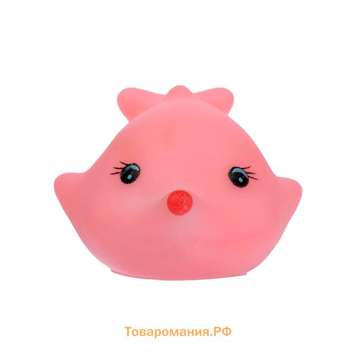 Набор резиновых игрушек для ванны Крошка Я «Малыши», 6 шт, с пищалкой