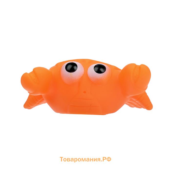 Набор резиновых игрушек для ванны Крошка Я «Малыши», 6 шт, с пищалкой