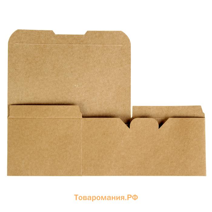 Упаковка для куриных крыльев и наггетсов, 15×9.1×7 см