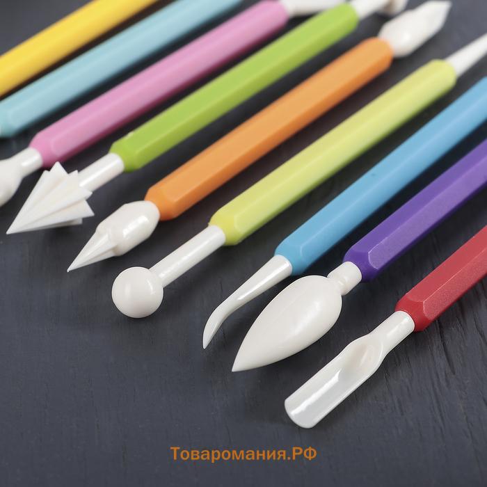 Набор для моделирования кондитерских украшений , 9 шт., 17 см