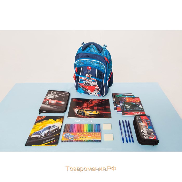 Альбом для рисования А4, 32 листа на скрепке "Авто", обложка мелованная бумага, блок 100 г/м²