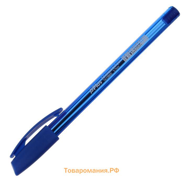 Ручка шариковая Beifa Advanced Ball Pens, трехгранная, узел 0.7, чернила синие на масляной основе, микс