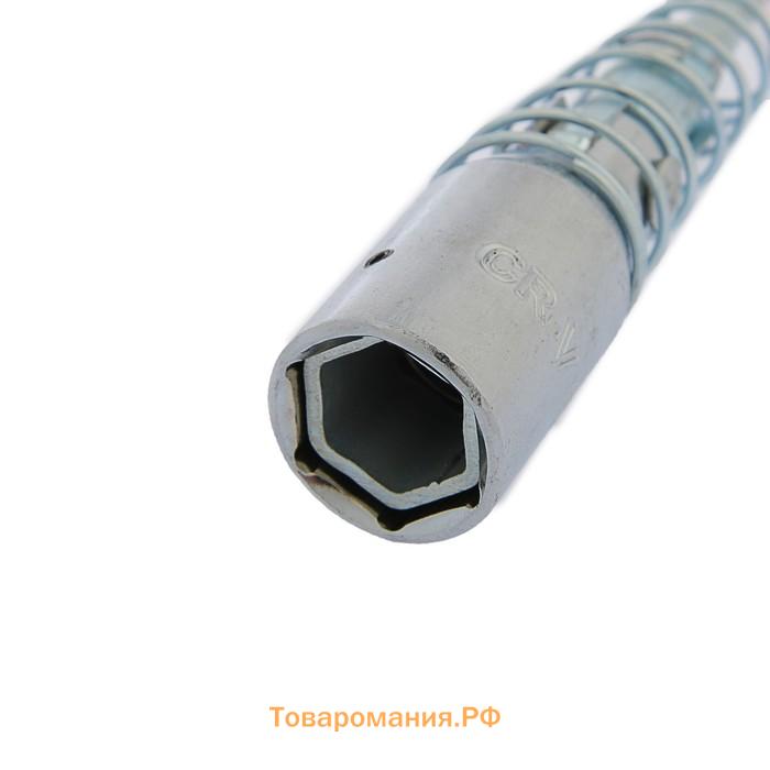 Ключ свечной ТУНДРА, с карданным шарниром, 16 и 21×220 мм