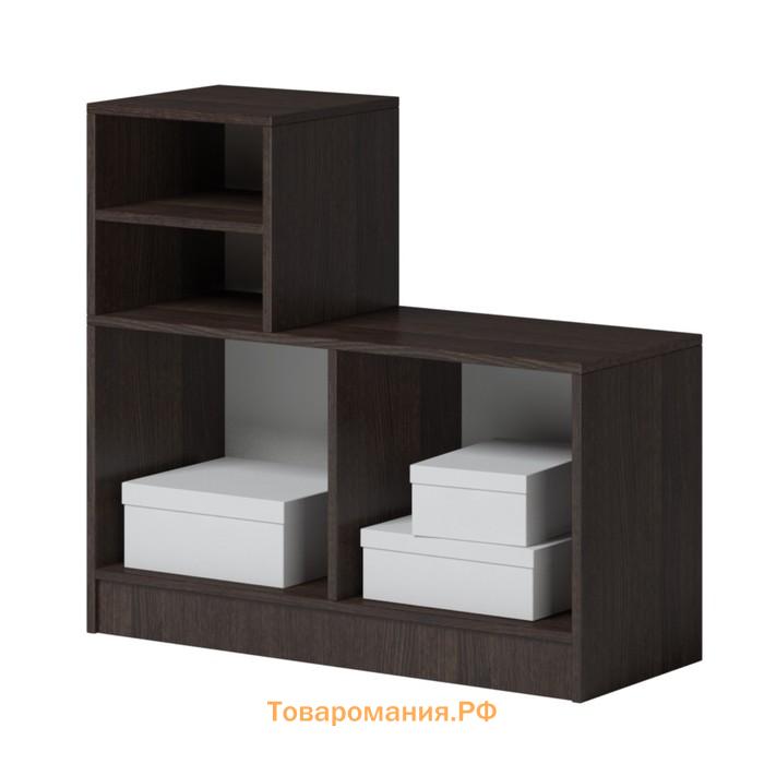 Комод-обувница «Энтер», 900×343×816 мм, цвет венге / дуб молочный