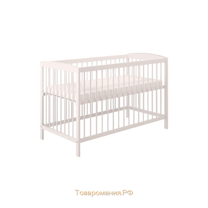 Кроватка детская Polini kids Simple 101, цвет белый