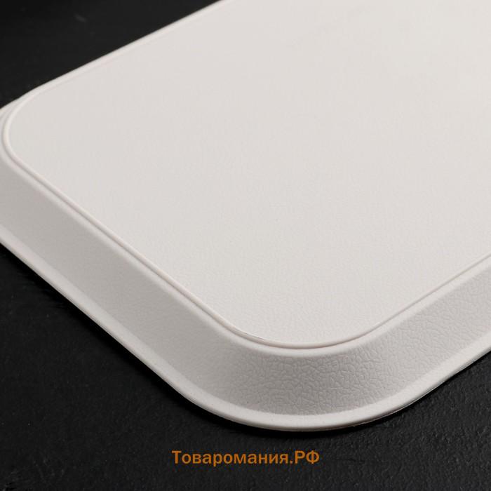 Поднос прямоугольный  «Самобранка», 30×21×1.8 см, пластик, рисунок МИКС