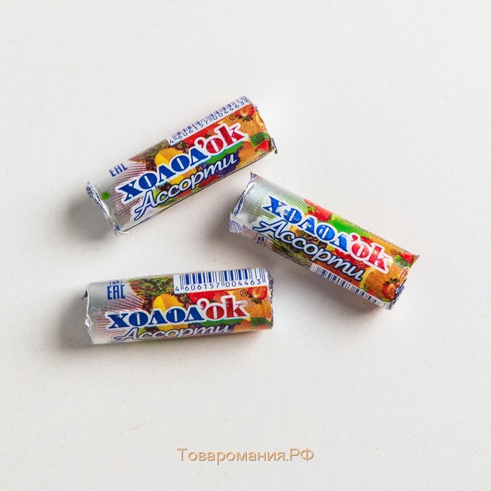 Конфеты «Холодок» таблетированные со вкусом «Ассорти» в стике, 15 г