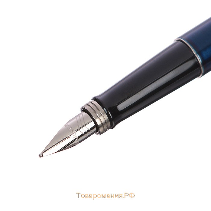 Ручка перьевая Parker Jotter Core F63 Royal Blue CT M, корпус из нержавеющей стали