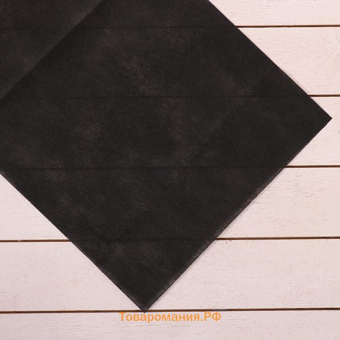 Полоса защитная для междурядий, мульчирующая, 10×0.3 м, плотность 80 г/м², спанбонд с УФ-стабилизатором, чёрный, Greengo, Эконом 30%