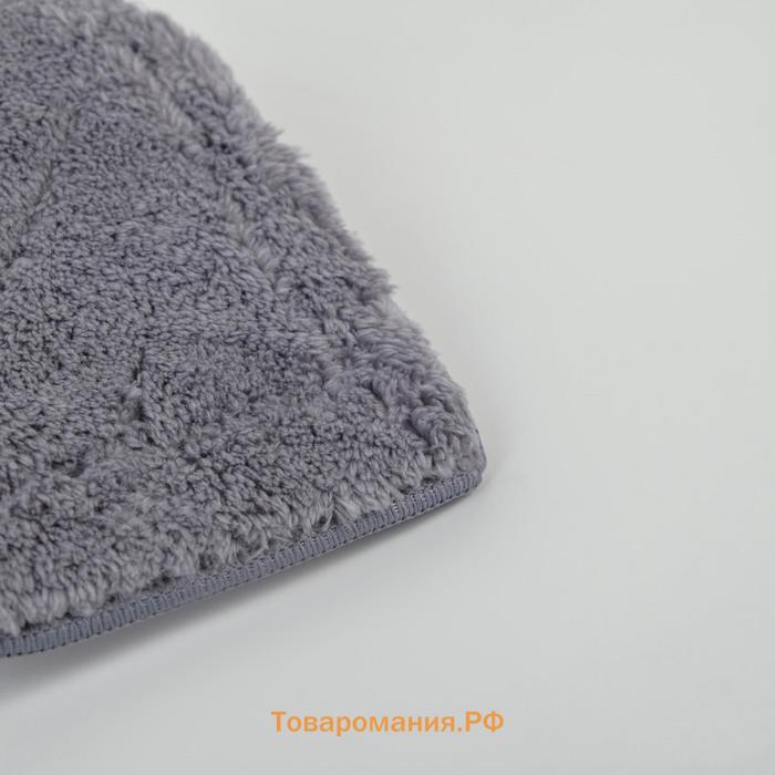 Щётка для окон , алюминиевая телескопическая ручка 59(89) см, насадка из микрофибры 12×12 см, МИКС