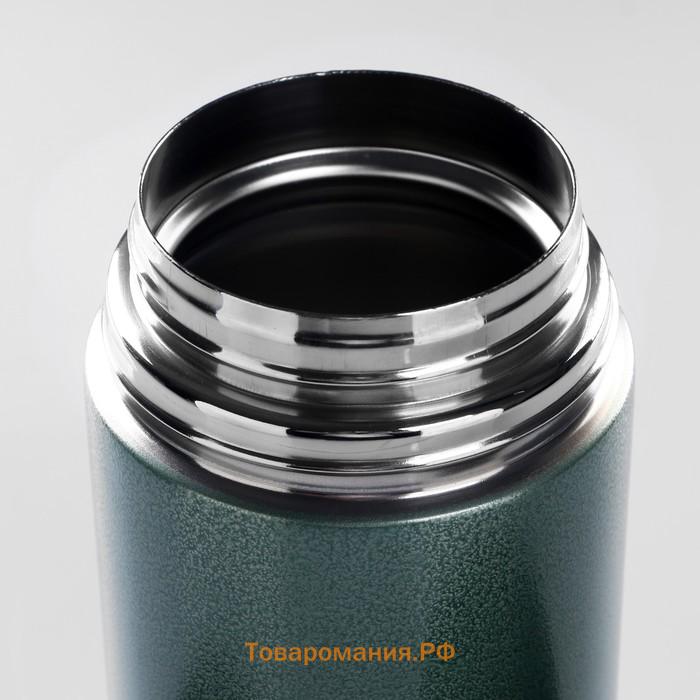 Термос для еды Мастер К, 1 л, нержавеющая сталь, зелёный