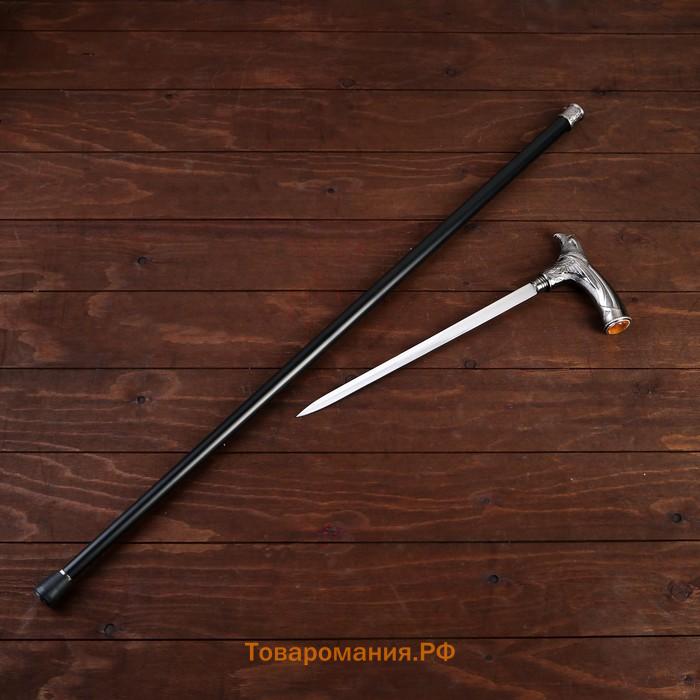 Сувенирная трость с клинком 30 см, рукоять: орел
