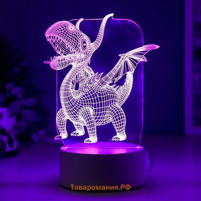 Светильник "Дракон" LED RGB от сети