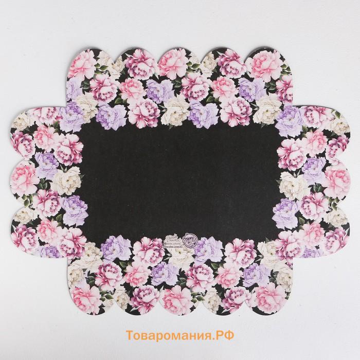 Коробка для печенья, кондитерская упаковка с PVC крышкой, Present, 20 х 30 х 8 см