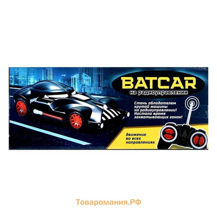 Машина BATCAR, радиоуправляемая, работает от батареек, цвет чёрный