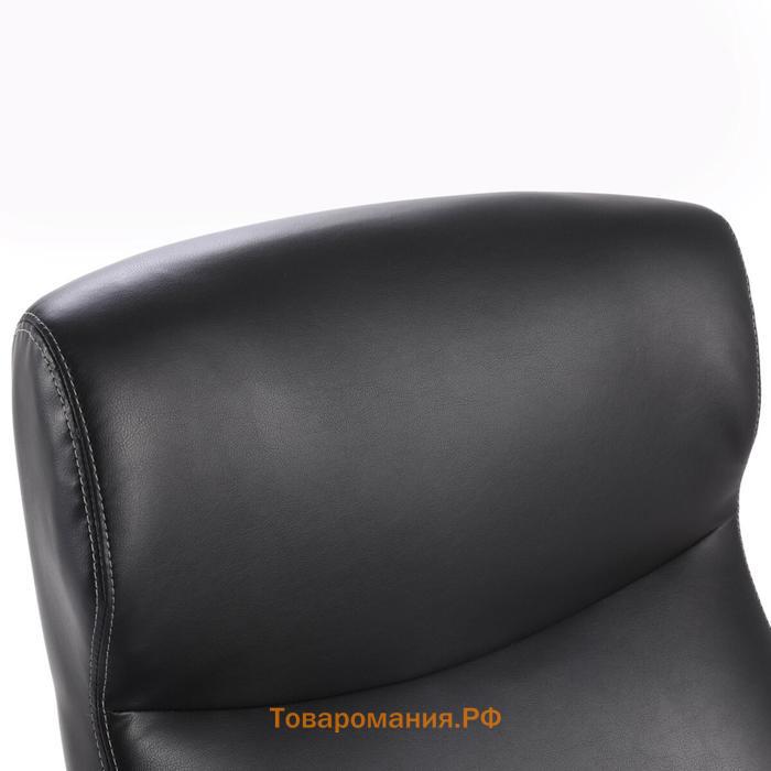 Кресло офисное BRABIX PREMIUM "Total HD-006", НАГРУЗКА до 180 кг, экокожа, хром, черное, 531933   54