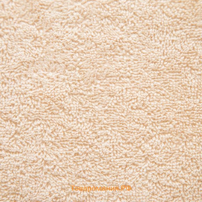 Полотенце махровое  Organic Beige 50х90 см, 100% хл, 420гр/м2