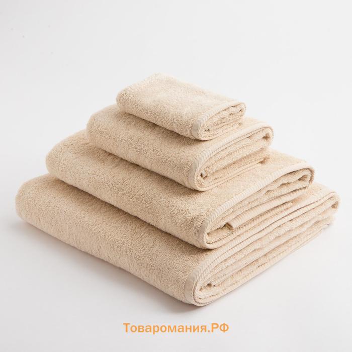 Полотенце махровое  Organic Beige 50х90 см, 100% хл, 420гр/м2