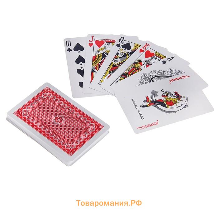 Карты игральные пластиковые «Royal», колода 54 шт., 8.8×5.7 см