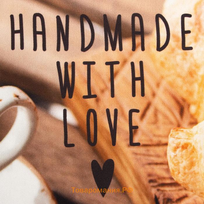 Набор полотенец  Handmade with love 4 шт, 100% хлопок