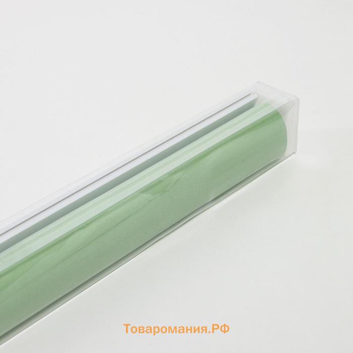 Штора рулонная «Нюд», блэкаут, 90×250 см, зелёная