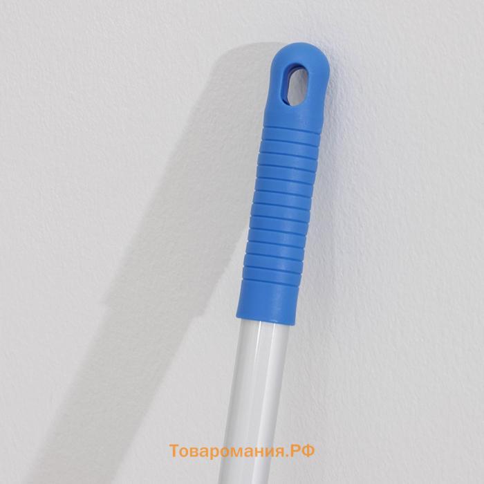 Рукоятка алюминиевая, 123 см, d=2.1 см, с отверстием под клипсу