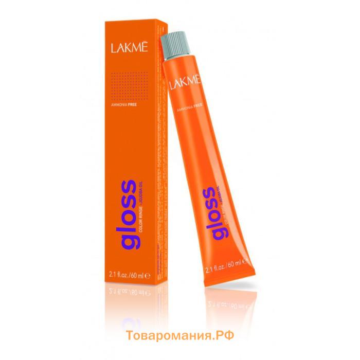 Крем-краска Lakme Gloss, тонирующая, тон 1/00 Чёрный, 60 мл