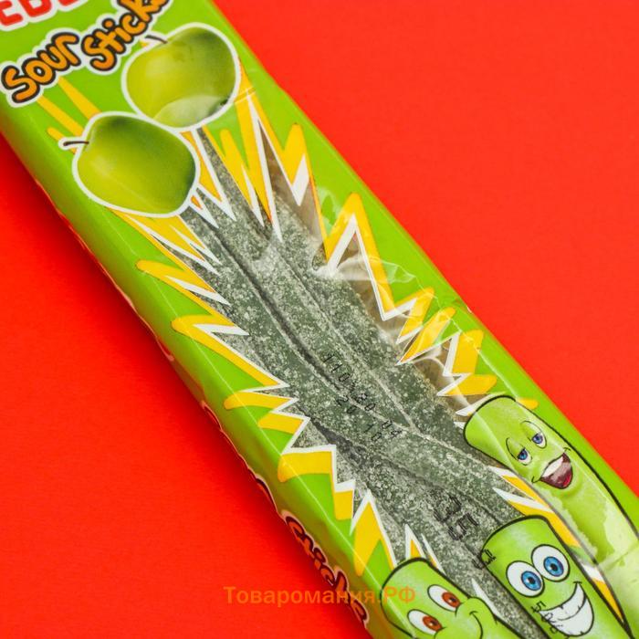 Жевательный мармелад BEBETO SOUR STICKS, со вкусом яблока, 30 г