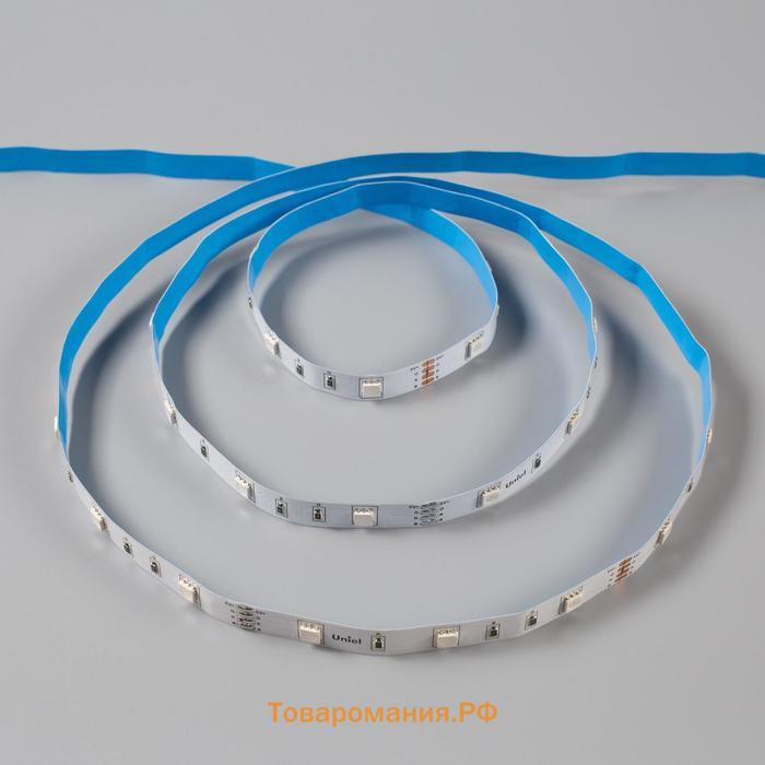 Cветодиодная лента Uniel с пультом ДУ, 3 м, IP20, SMD5050, 30 LED/м, 5 В, RGB