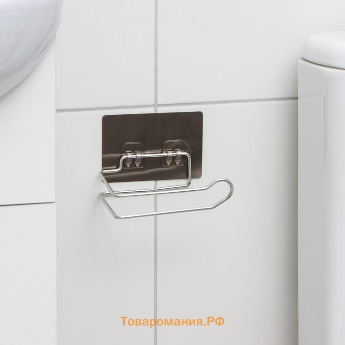 Держатель для туалетной бумаги , 17×8 см, на липучке