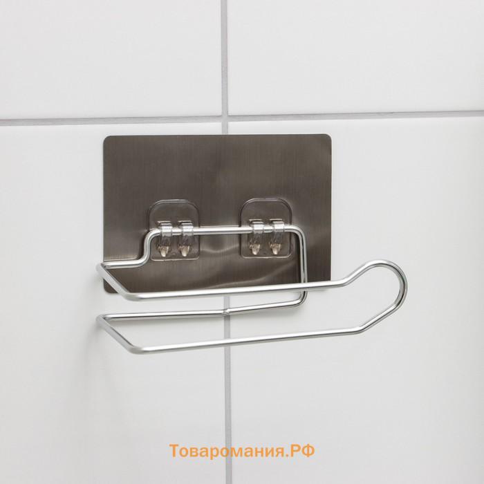 Держатель для туалетной бумаги , 17×8 см, на липучке
