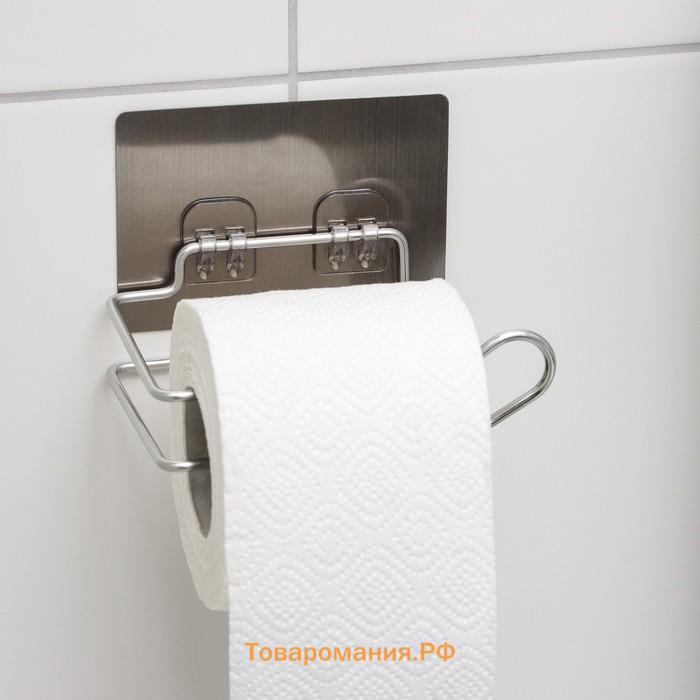 Держатель для туалетной бумаги , 17×8 см, на липучке