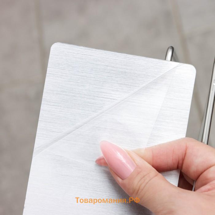 Держатель для туалетной бумаги , 17×8 см, на липучке