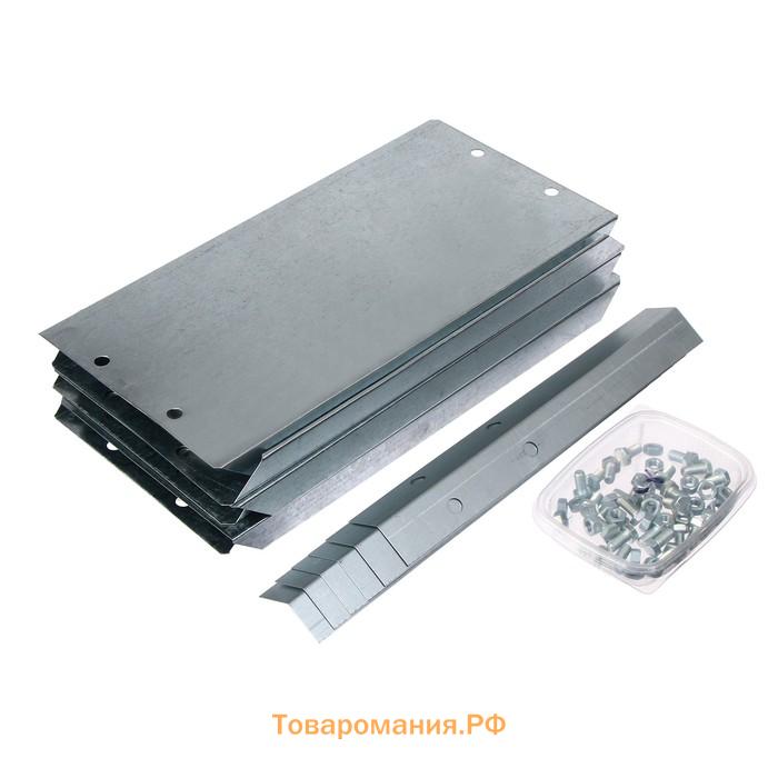 Клумба оцинкованная, d=60 см, высота бортика 15 см, Greengo